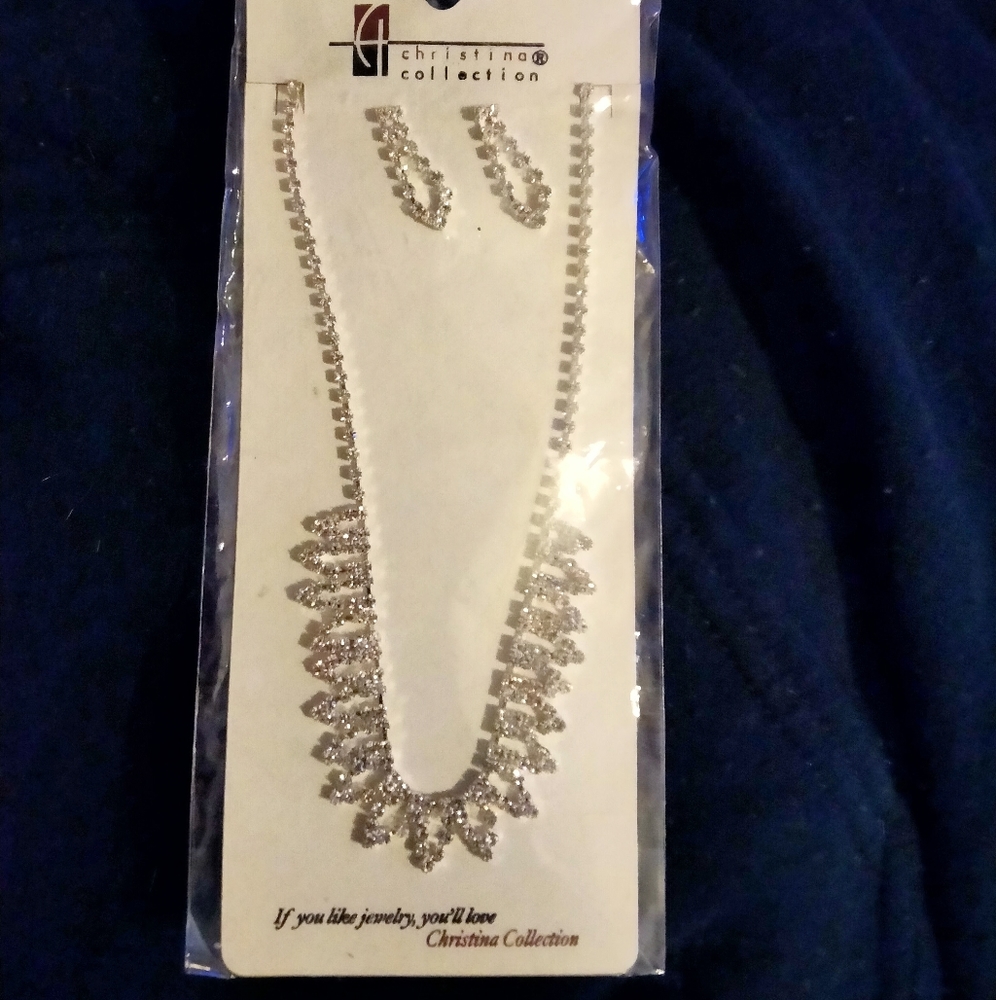 Christian collection necklace and earrings